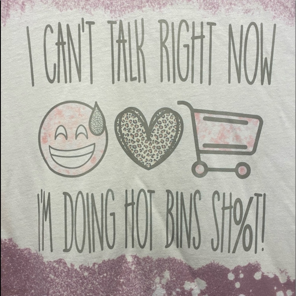Blush T-Shirt Bins Shirt